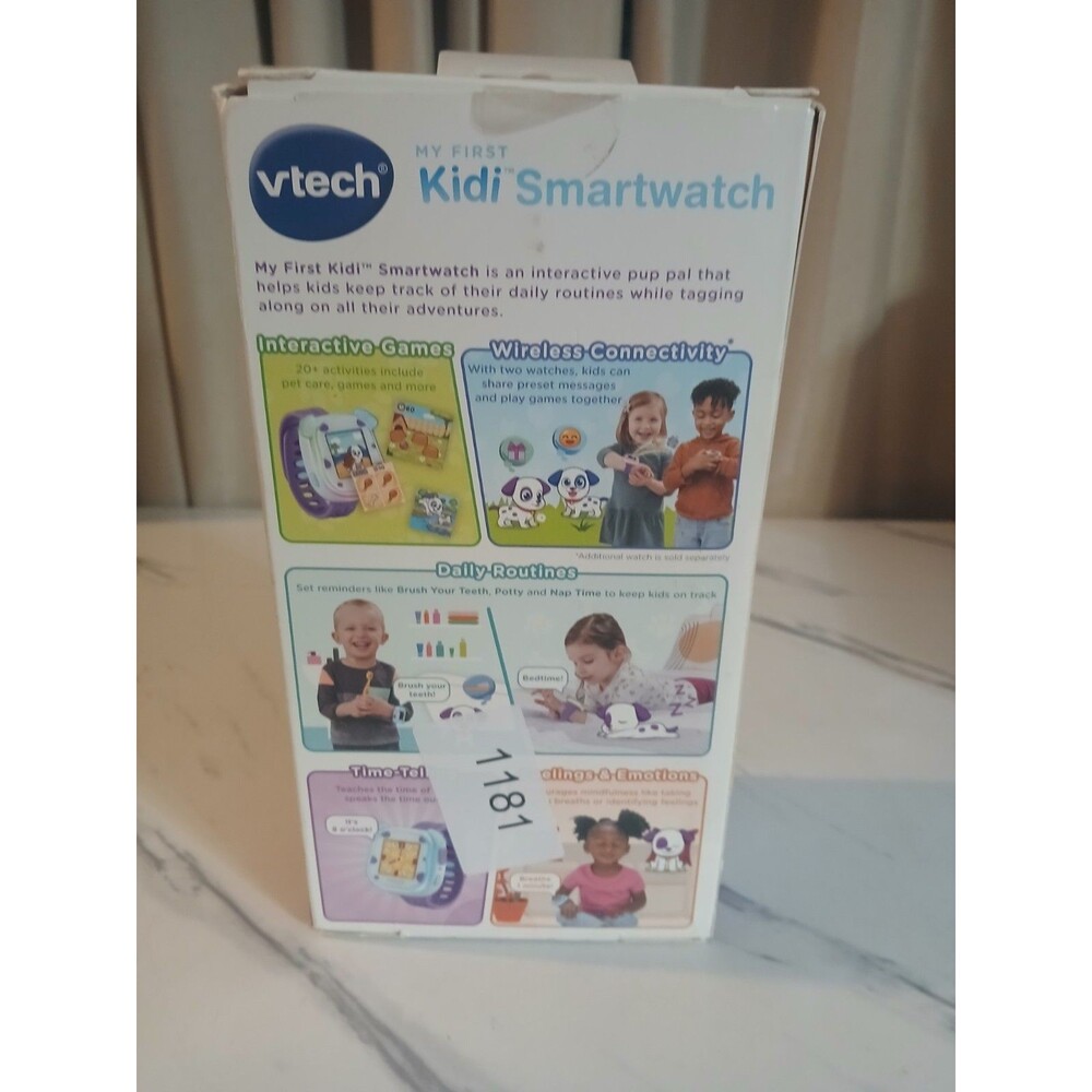 VTech- My First Kidi Smartwatch - Purple Puppy New - Picture 3 of 5
